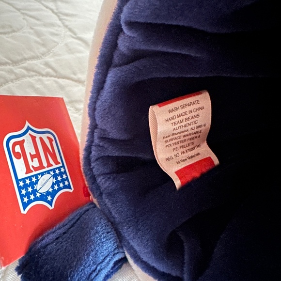 NWT New England Patriots NFL Team Beans Authentic Christmas Stocking - Picture 7 of 13